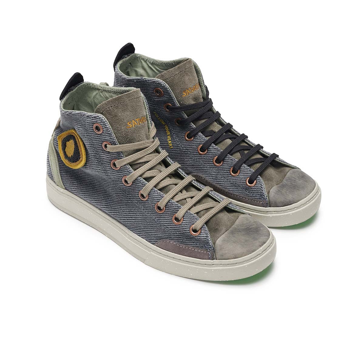 Satorisan Koto Mid Cotton Vintage Sneaker Unisex Koto-Mid-Cotton-Vintage-Fumo-Satorisan-02