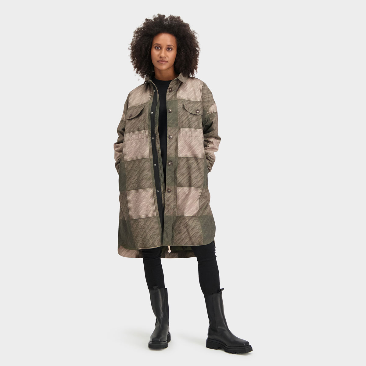 AGU Winter Oversized Regenmantel Damen AGU-43400200-007_model_01