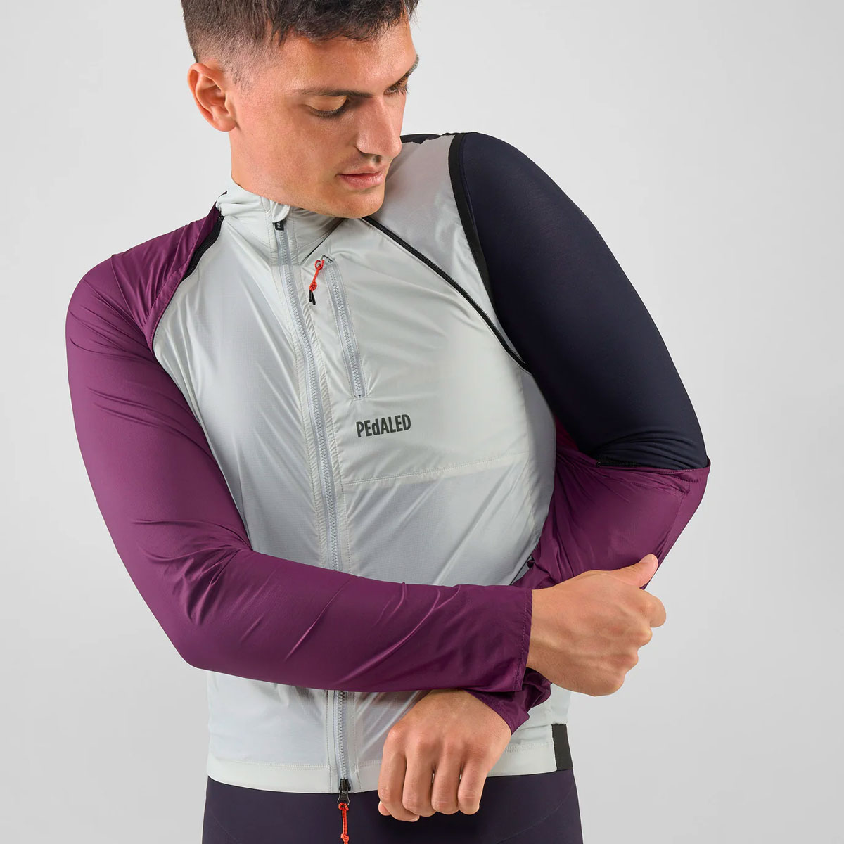PEdALED Odyssey 2in1 Windjacke Herren Pedaled_Odyssey-detatchable-Fleece-Jacket_Men_Purple_08