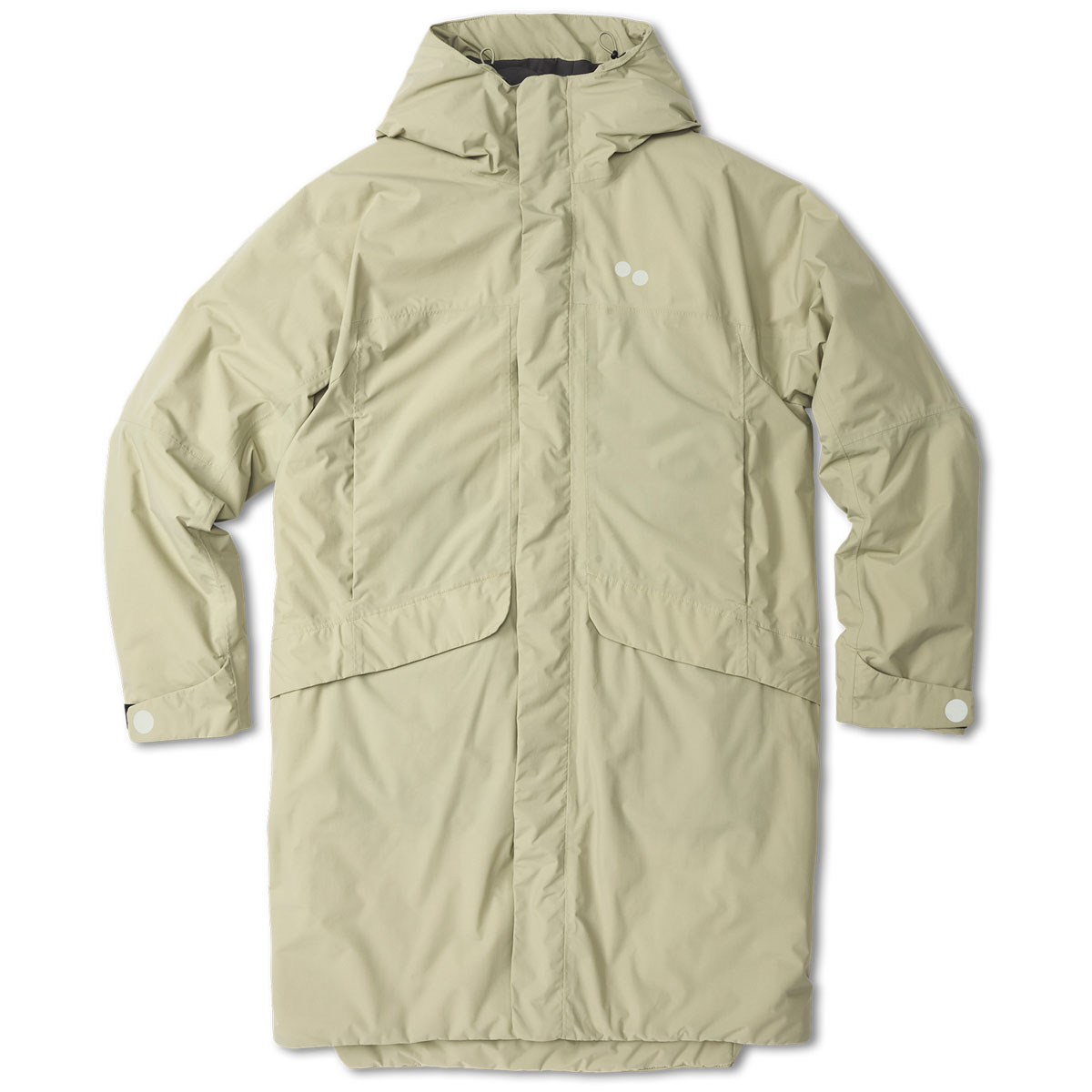 Pinqponq Wetterfester Regenmantel Unisex PPC-PAR-001-20136-pinqponq-Parka-Unisex-Reed-Olive-01