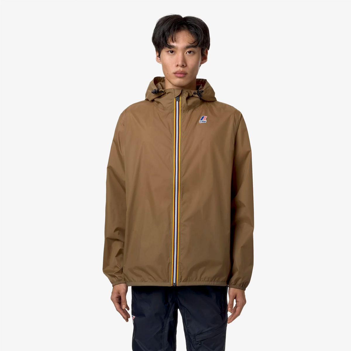 K-WAY Le Vrai 3.0 Claude Regenjacke Unisex K-Way_Le-Vrai-3-0-Claude-Regenjacke_brown-corda_04