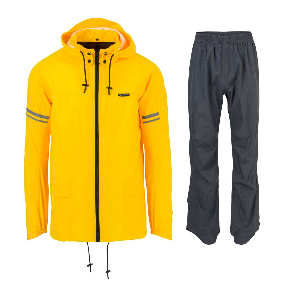 AGU Original zweiteiliger Regenanzug Unisex 430294-AGU-Rainsuit-Original-yellow-vorneTL7PwylxOK7St