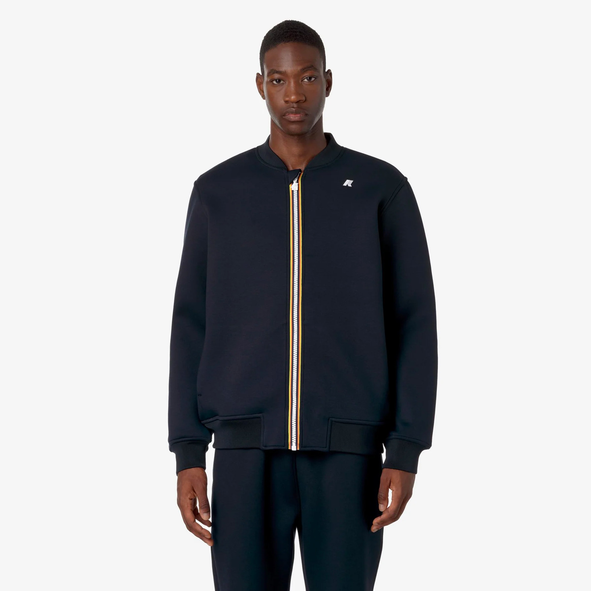 K-WAY Abel Spacer Sweatjacke Herren k-way_ABEL-SPACER_Jacket_blue-depth_03