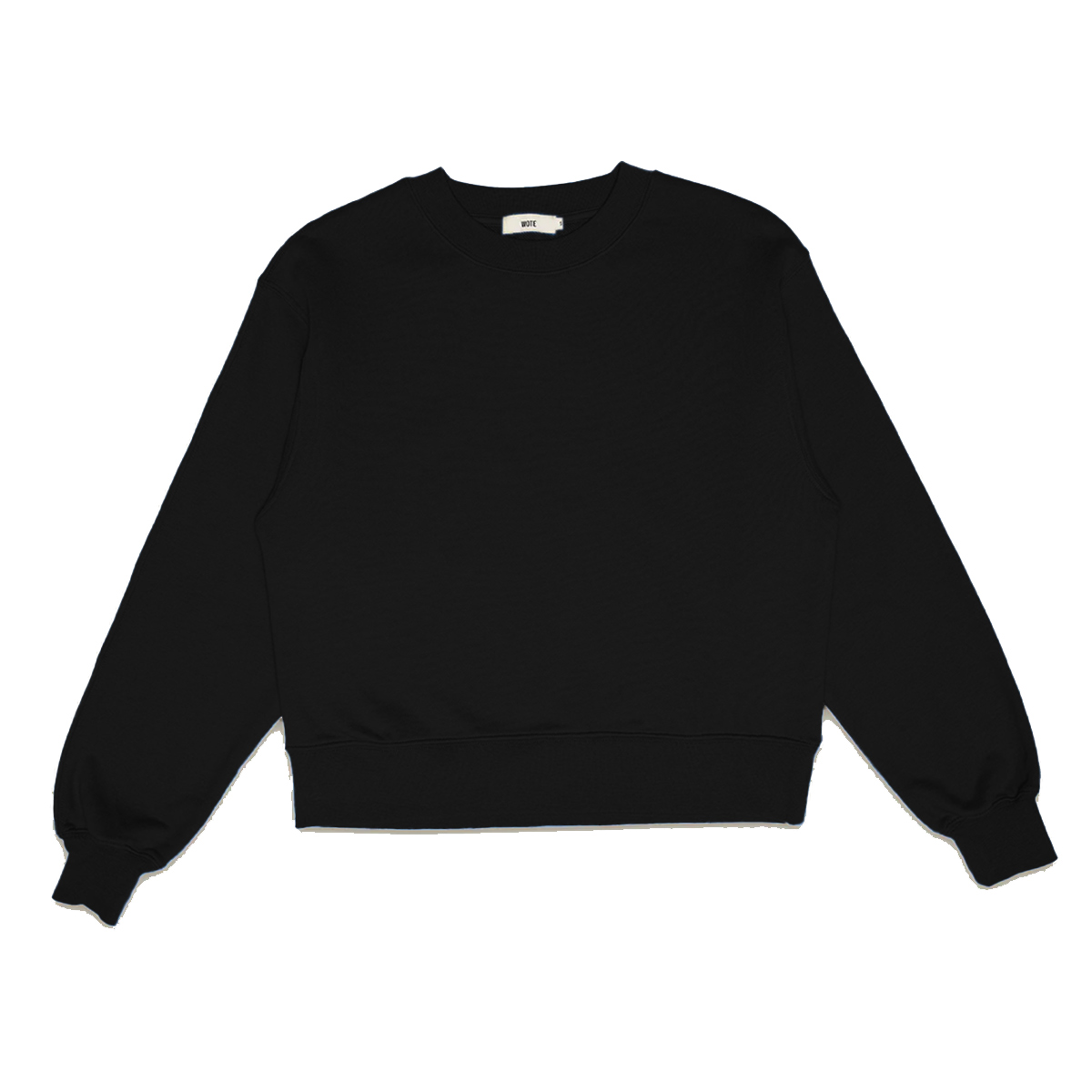 WOTE Sweatshirt Damen WO_Rundhals-Sweatshirt_schwarz_01