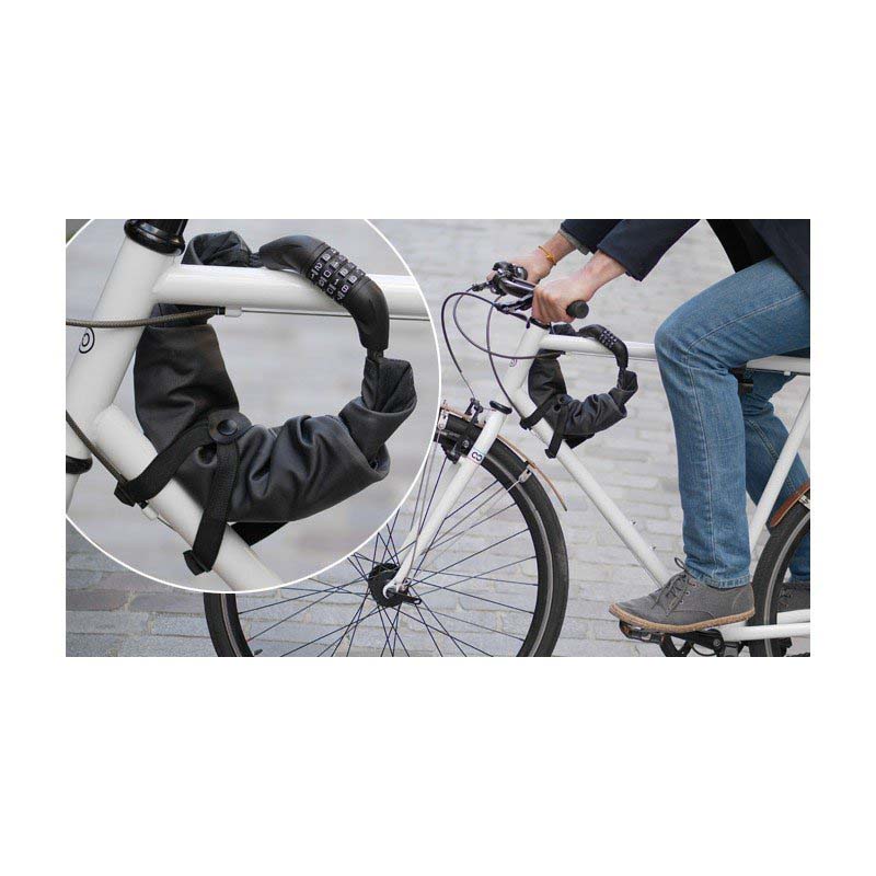 Overade Loxi secure bag 4L Sichere Fahrradtasche Overade-Loxi-4L-zusammengerollt