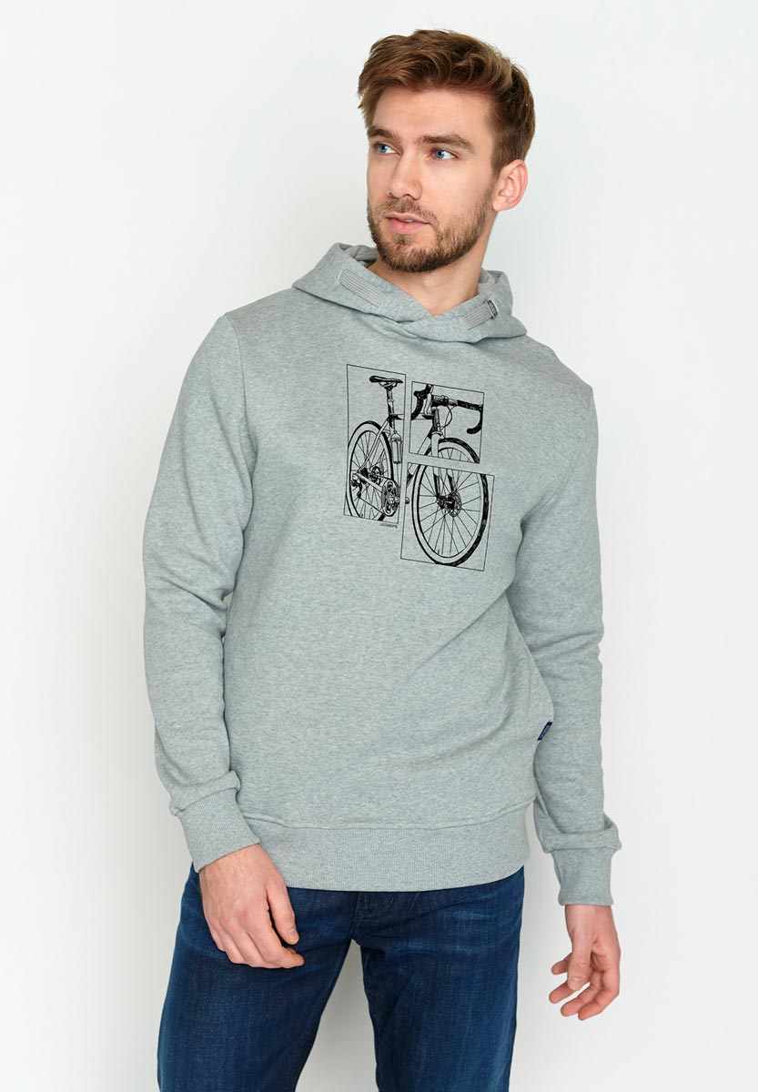 Bike Cut - Star - Hooded Sweater Men