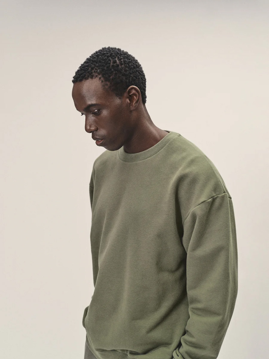 Sweatshirt Oversized aus Organic Cotton Men