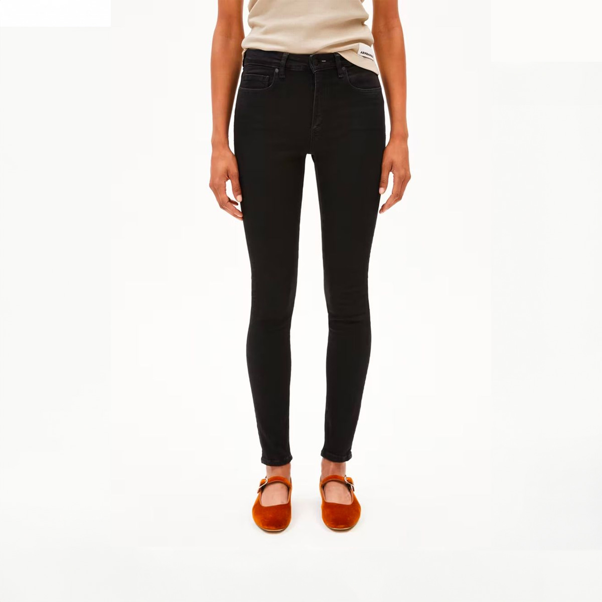 ARMEDANGELS Tillaa X Stretch Medium Waist Skinny Jeans Damen Armedangels_TILLAA-X-STRETCH_Black-night_02xrwuNS8e4SCgj