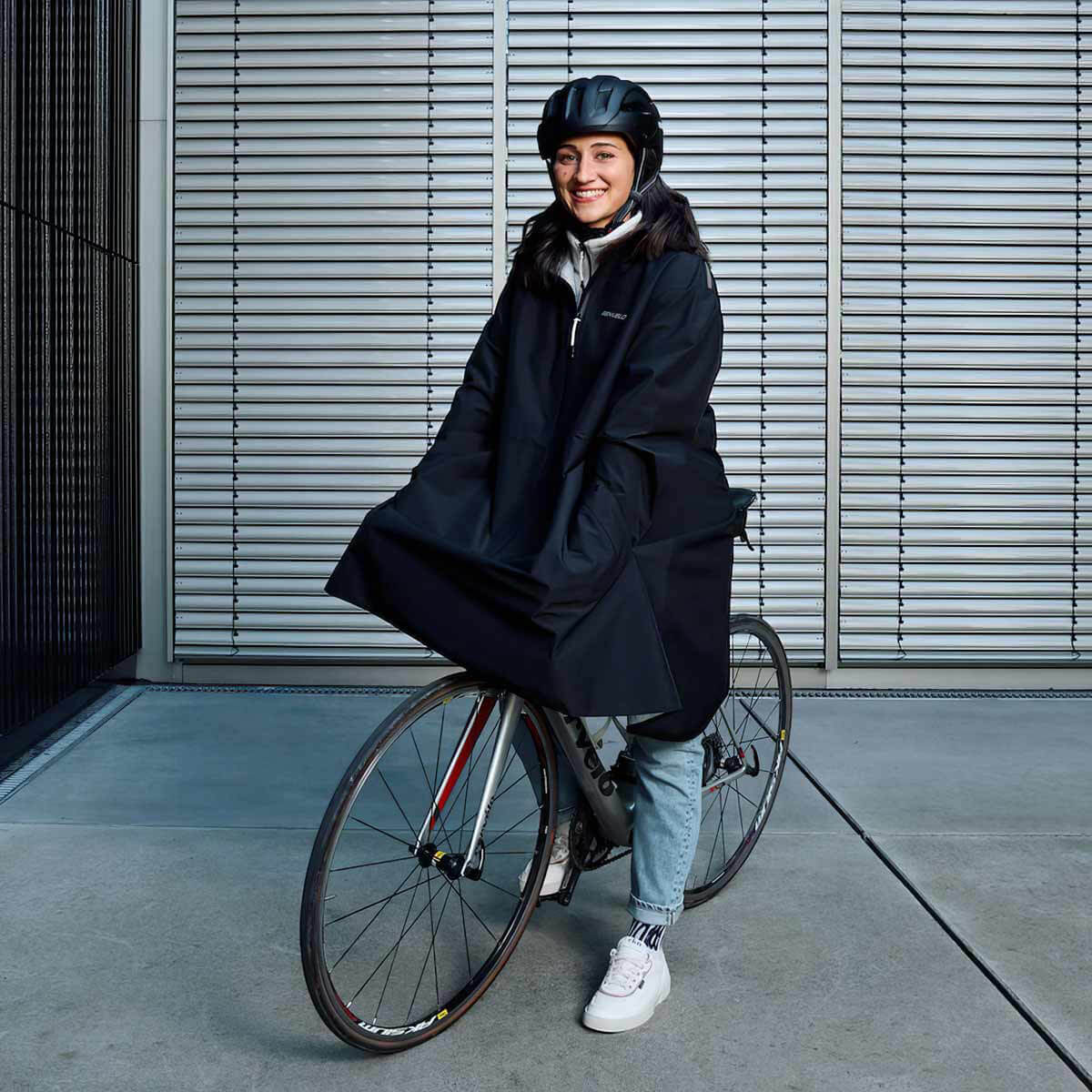 GENVELO Regenponcho, Fahrrad