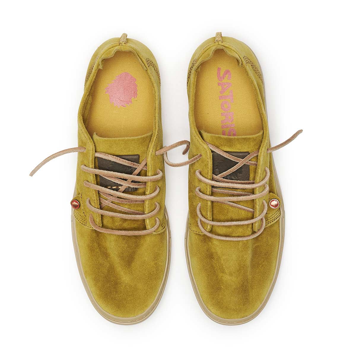 Satorisan Heisei Rustic Wildleder Sneaker Herren Heisei-Rustic-Suede-Psychadelic-Khaki-Satorisan-03