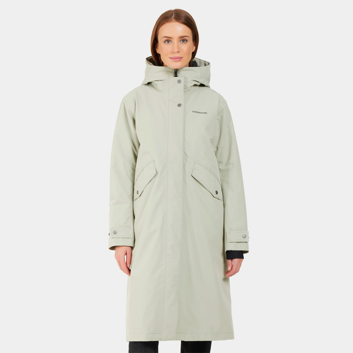 Didriksons MIA Parka Regenmantel Damen Didriksons_Mia-Parka_Women_Whited-Leaf_02