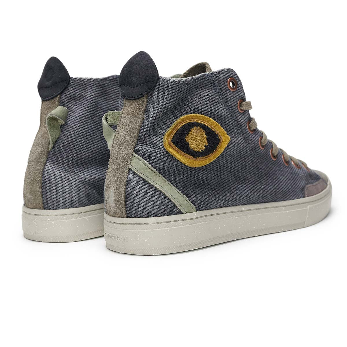 Satorisan Koto Mid Cotton Vintage Sneaker Unisex Koto-Mid-Cotton-Vintage-Fumo-Satorisan-04