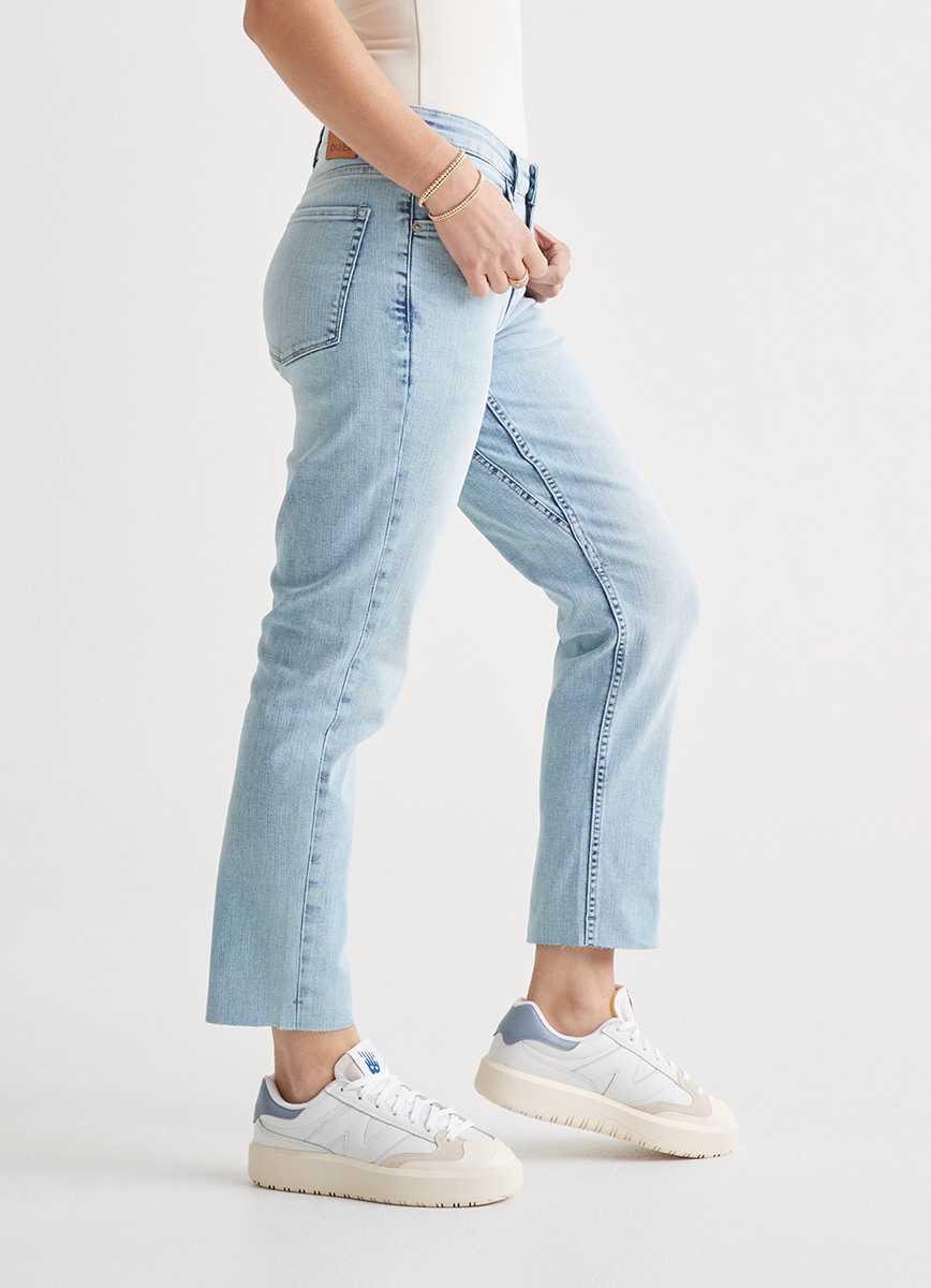 DUER Performance Girlfriend Jeans Medium Waist Damen DUER_WFLR5001-Performance-Denim-Girlfriend-Jean-Coastal-Blue_02
