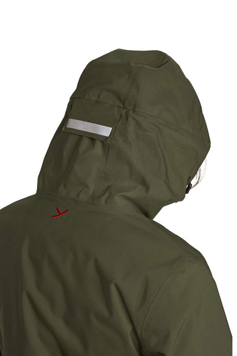 Y by Nordisk Mani Thermo Jacke Damen Y-by-Nordisk-Mani-1144-womens-urban-bike-jacket-dark-moss-model-08