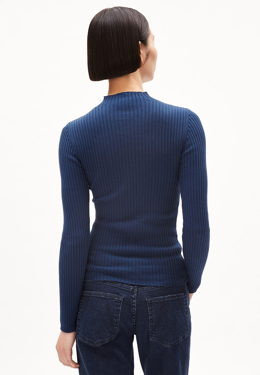 ARMEDANGELS Alaania uni Strickpullover Damen Armedangels_ALAANIA_faded-indigo_05NkWezl4aOLJSb