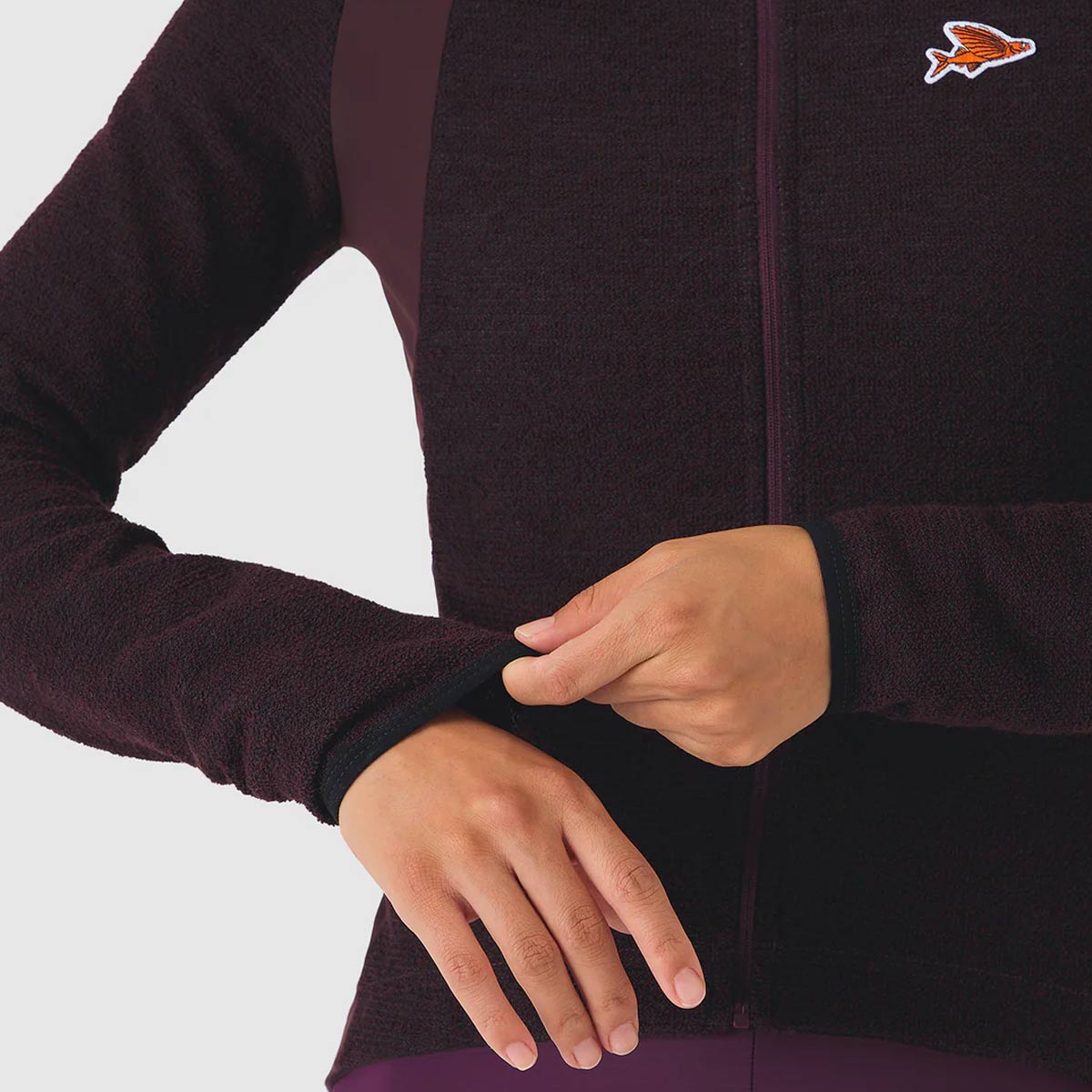 Marguerite Merino Long Sleeve Jersey Women Cafe-du-Cycliste_Marguerite_Merino-Long-Sleeve-Jersey_Women_Quetsche_04