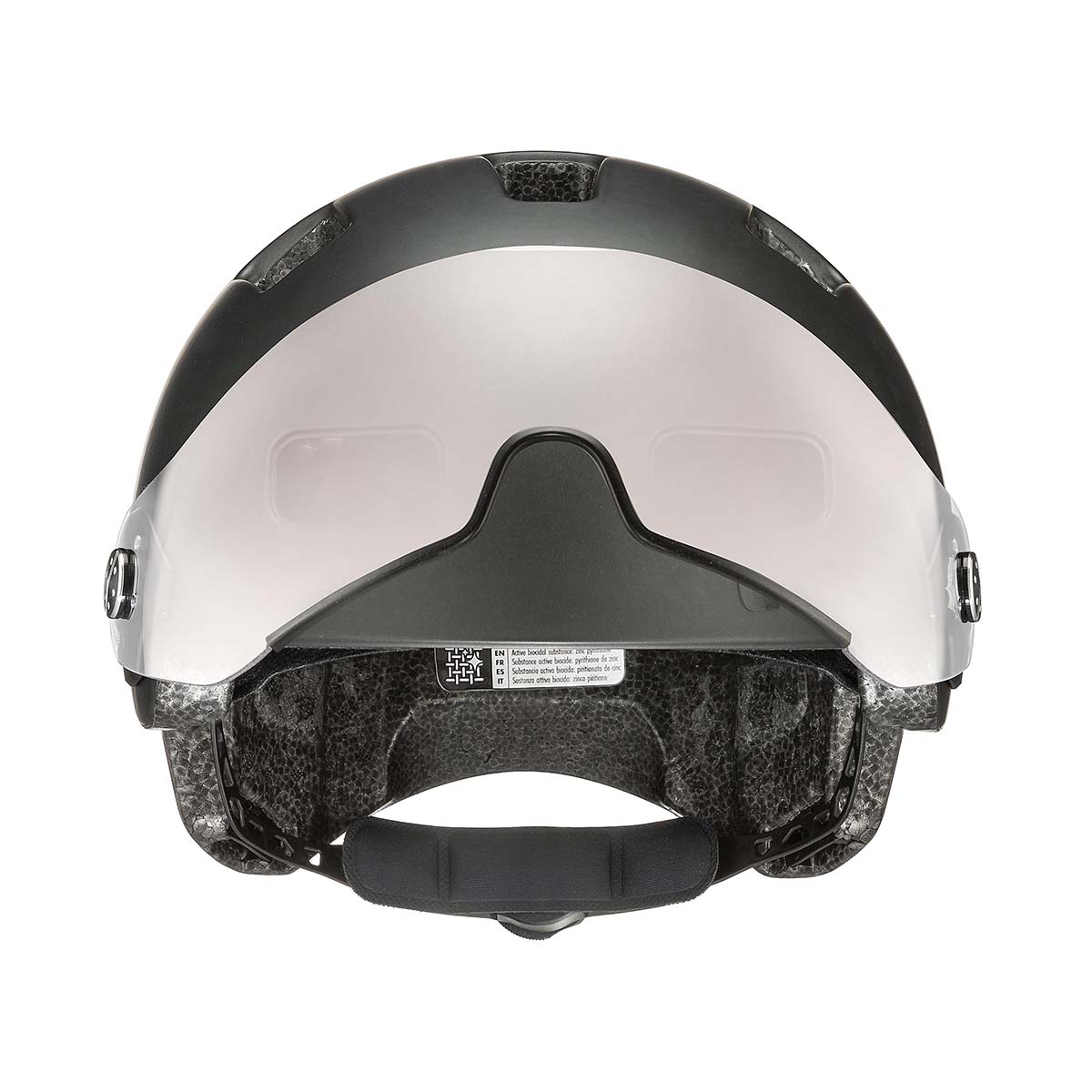 uvex rush visor Fahrradhelm S41002802-uvex-rush-visor-dark-silver_F2