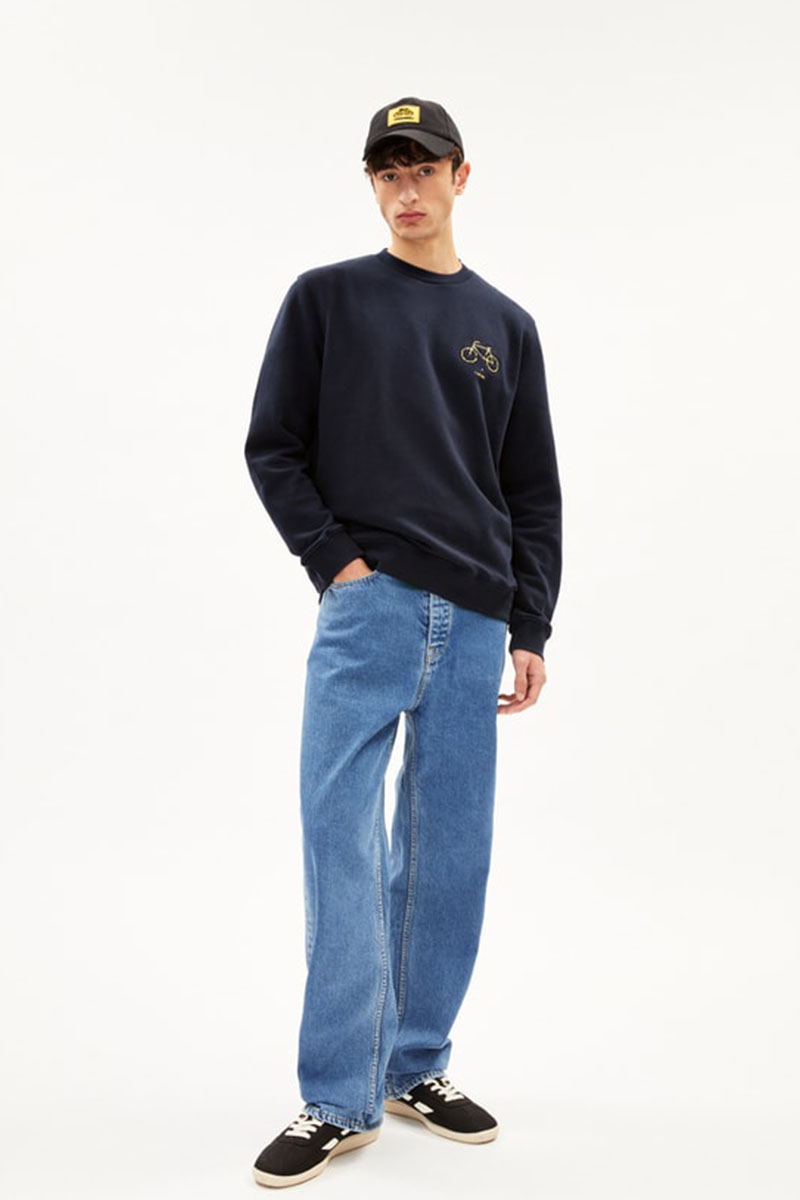ARMEDANGELS Baaro Pixxel Sweatshirt Herren Armedangels-30005171-BAARO-PIXXEL-night-sky-4