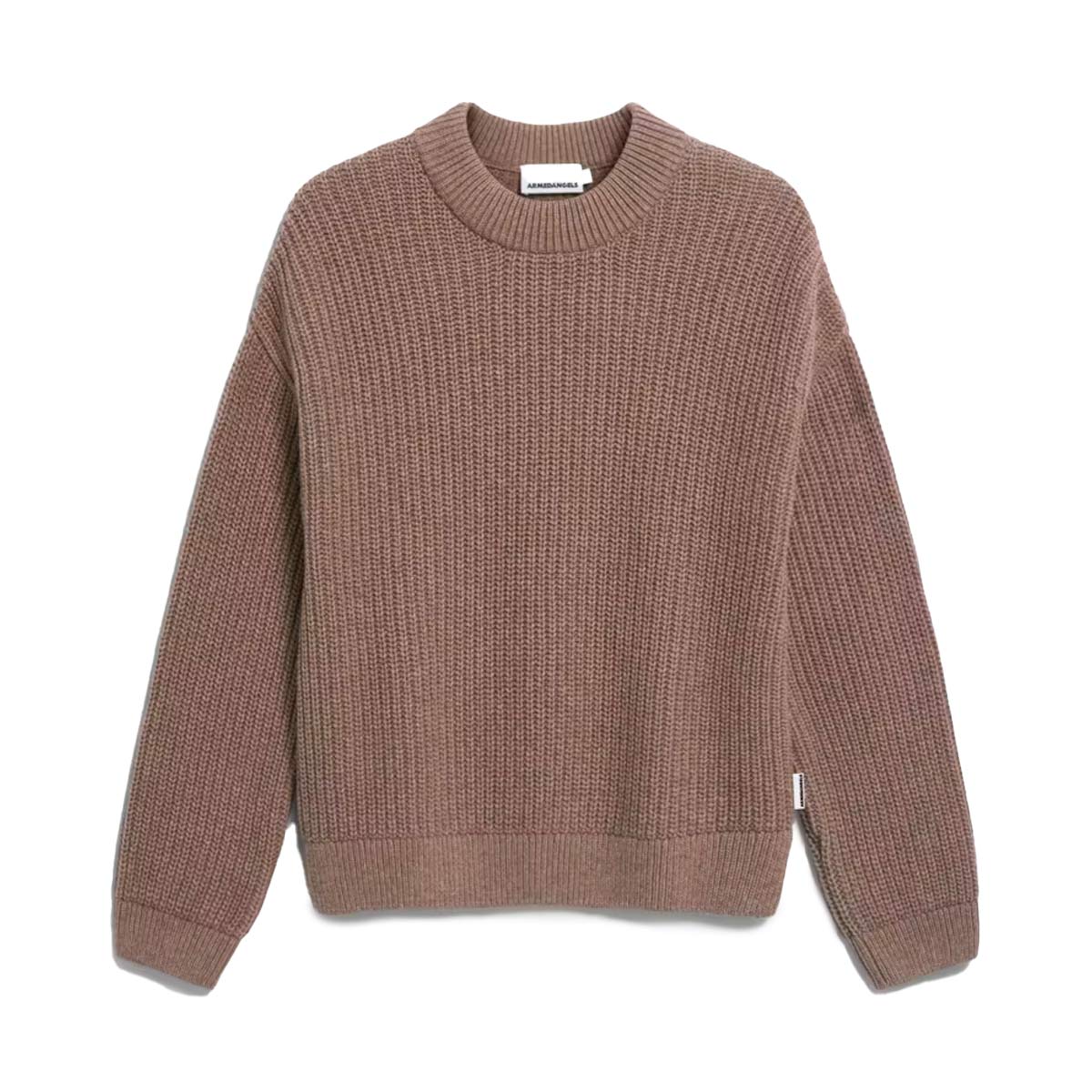 ARMEDANGELS Miyaar Solid Strickpullover Damen ArmedAngels_Miyaar-Solid-Pullover_Women_Cinnamon-dust-melange_01