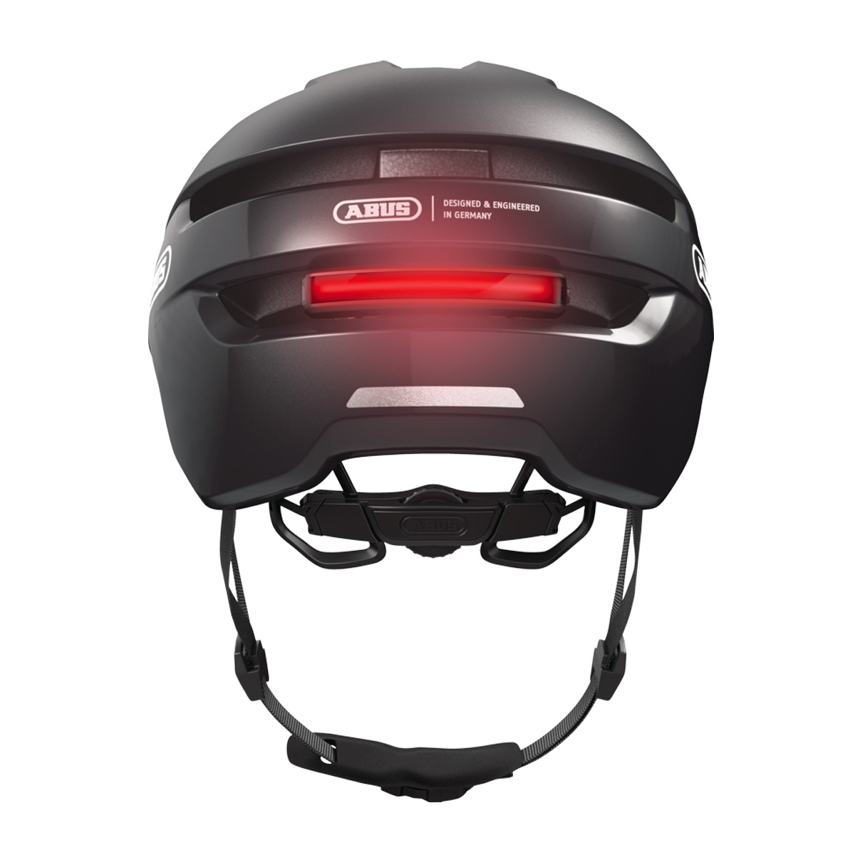 ABUS PURL-Y ACE Helm City Beleuchtung Licht Unisex schwarz ABUS PURL-Y ACE Helm City Beleuchtung Licht Unisex schwarz von Hinten