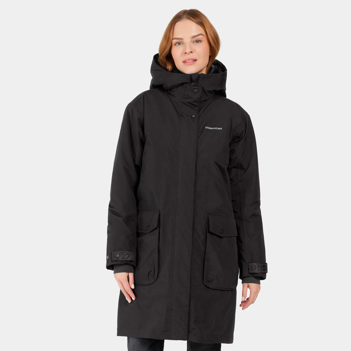 Didriksons ILSA Wetterfester Mantel Damen Didriksons_Ilsa-Parka_Women_Black_02