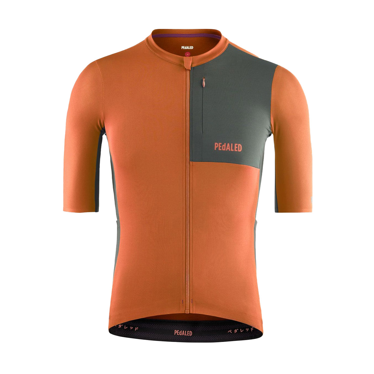 PEdALED Odyssey Radtrikot Herren Pedaled-23SJSOD-Men-ODYSSEY_JERSEY_BOMBAY-BROWN_front
