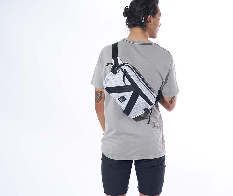 Tensile Hip Pack BG-335-Chrome-Tensile-HipPack-on-body