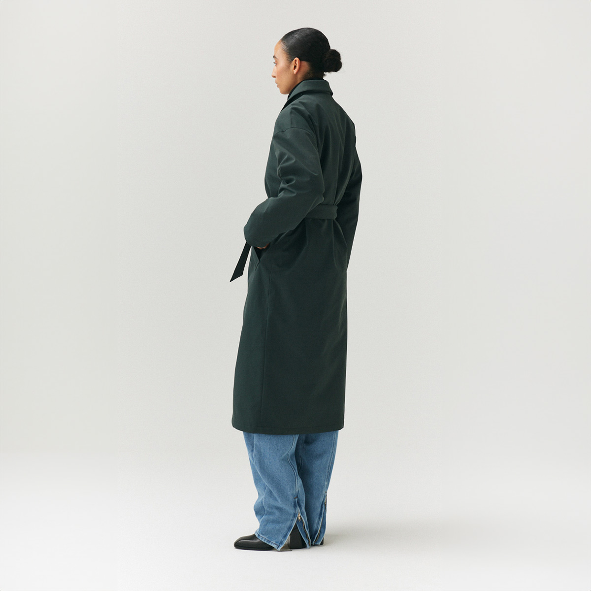 Welter Shelter Rachel G Ninspin Trench Mantel Damen Welter-Shelter_Rachel-G-NIN-SPIN-women_forest-green_03