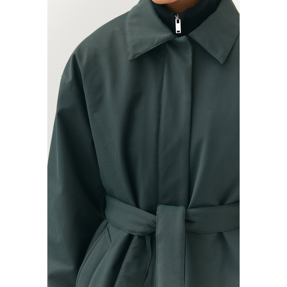 Welter Shelter Rachel G Ninspin Trench Mantel Damen Welter-Shelter_Rachel-G-NIN-SPIN-women_forest-green_07