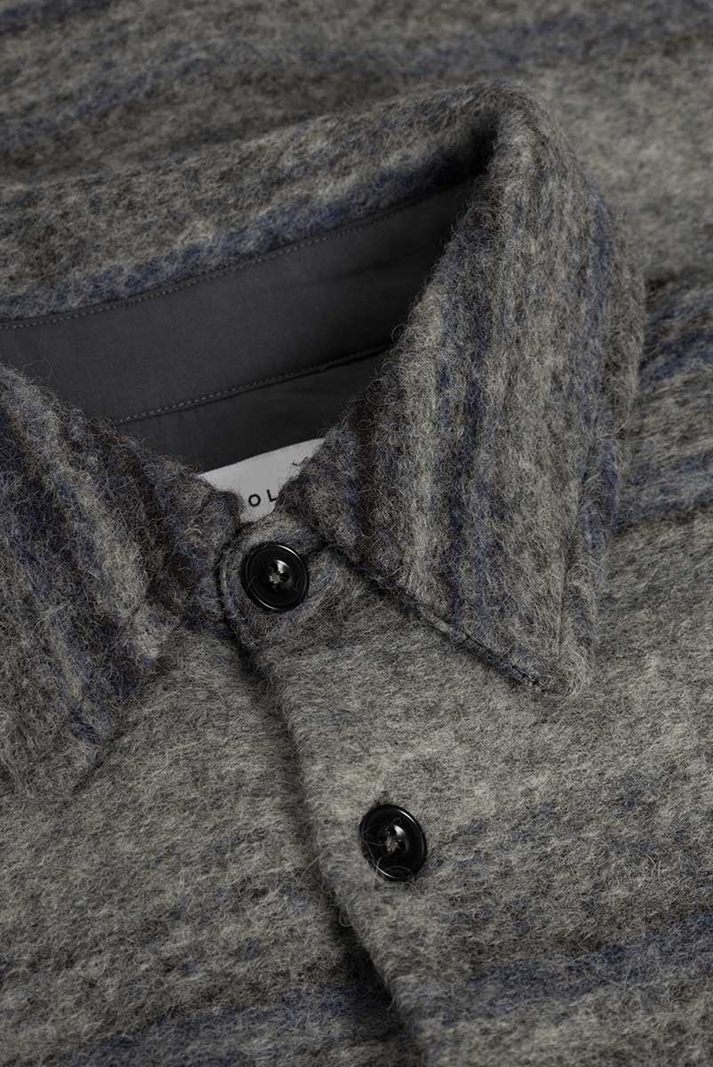 ROTHOLZ Relaxed Overshirt Unisex Rotholz_RelaxedOvershirtWool-Blend-NavyGreyStripe_02