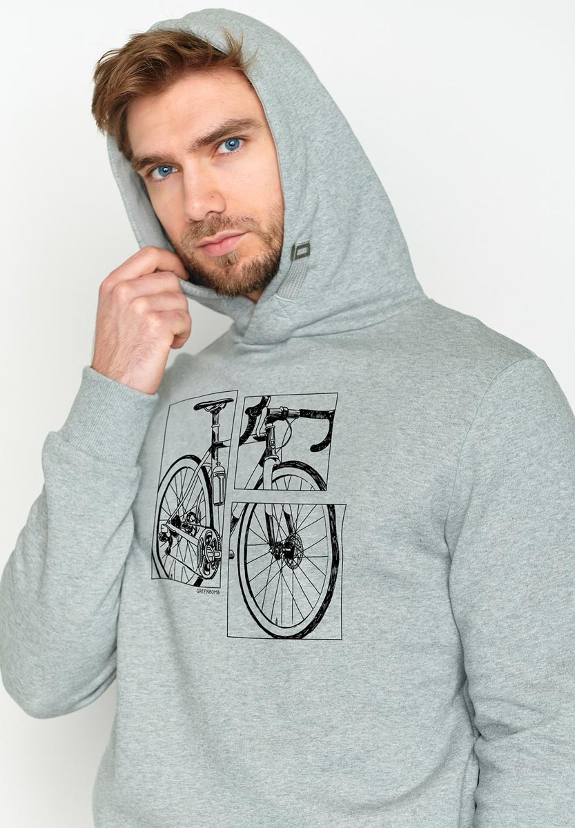 Bike Cut - Star - Hooded Sweater Men