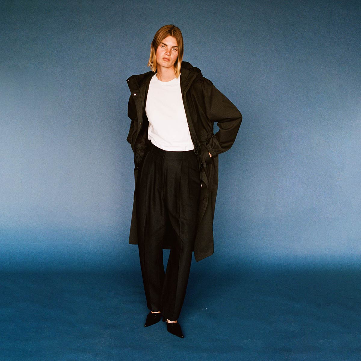 Welter Shelter ROOMY LONG TUBE Trenchcoat Women