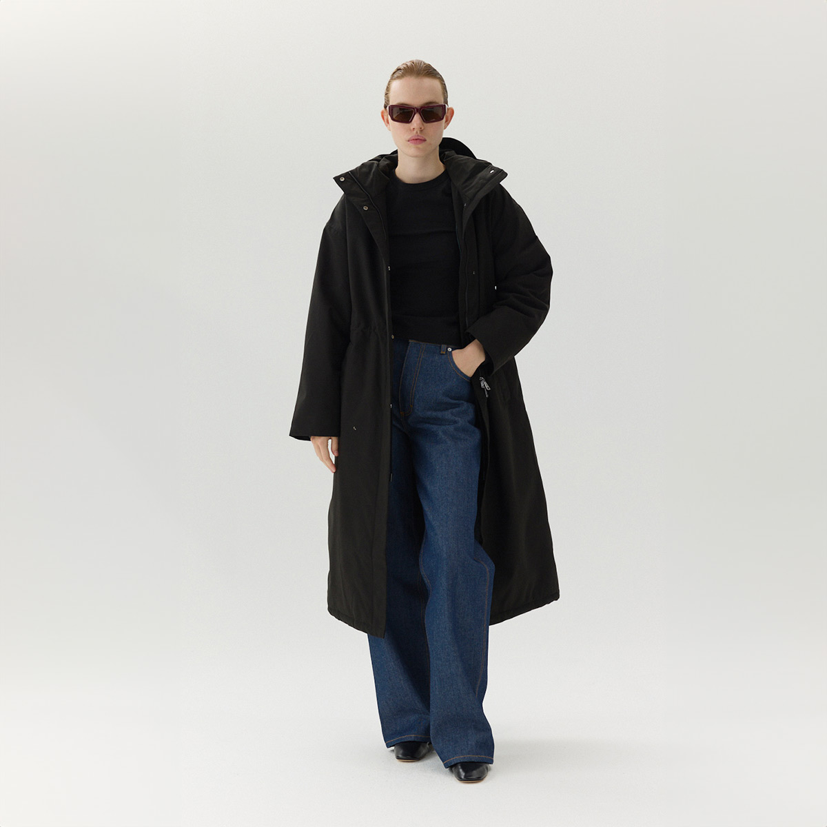 Welter Shelter Roomy Long Tube Mantel Damen Welter-Shelter_ROOMY-LONG-TUBE_Women_black_04