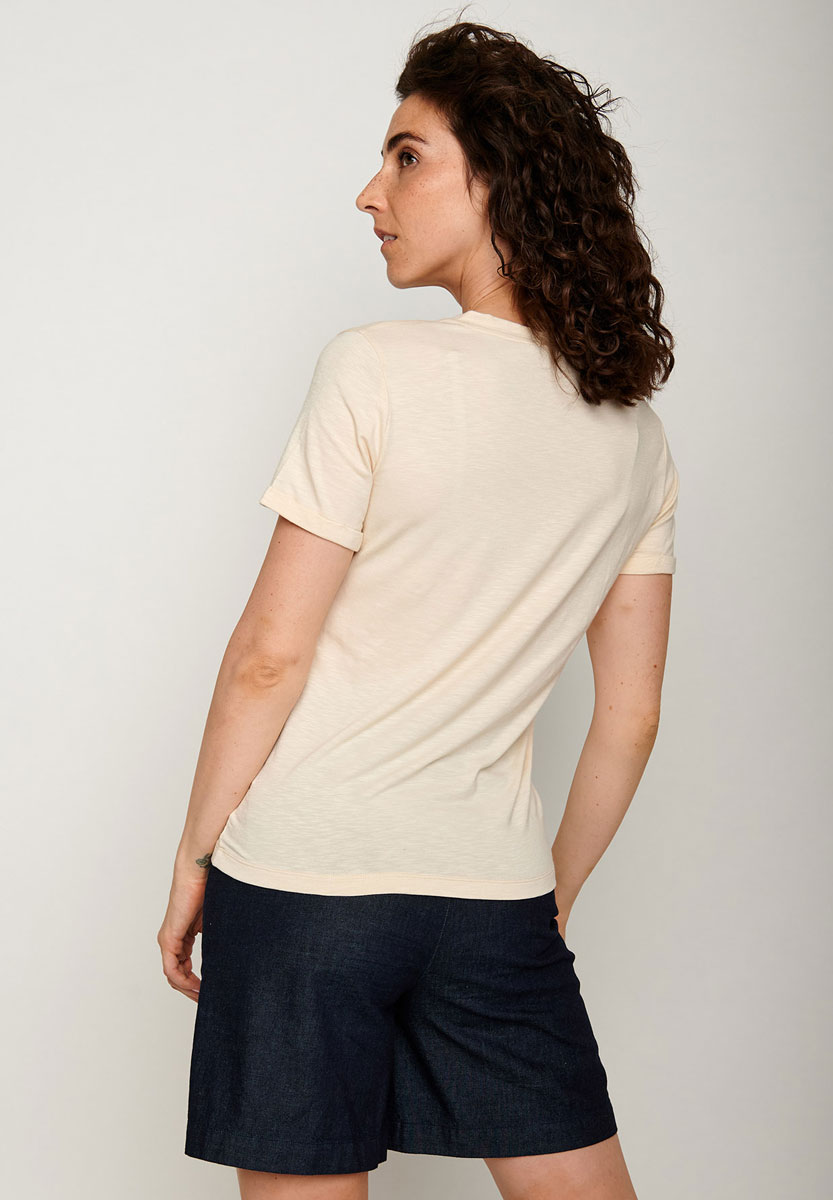 Greenbomb Bike Line Petit T-Shirt Damen Greenbomb-Bike-line-petite-sand-back