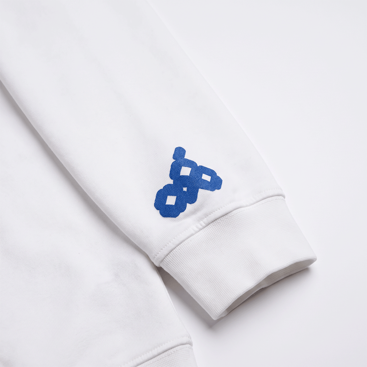 hemdosleeves, bluelogo, whitefabric, longsleeve, cuffprint