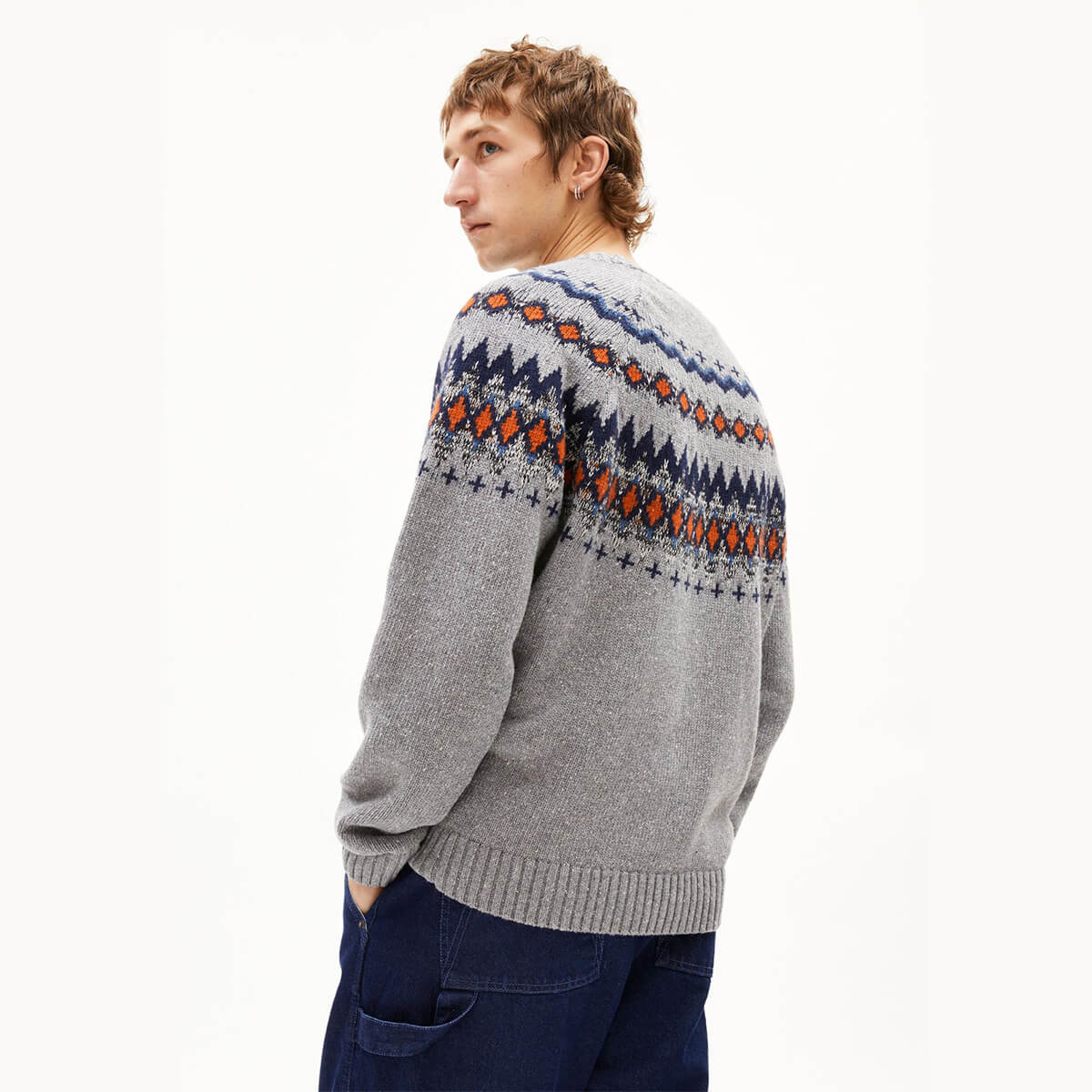 ARMEDANGELS KAALLA FAIR ISLE Strickpullover Herren