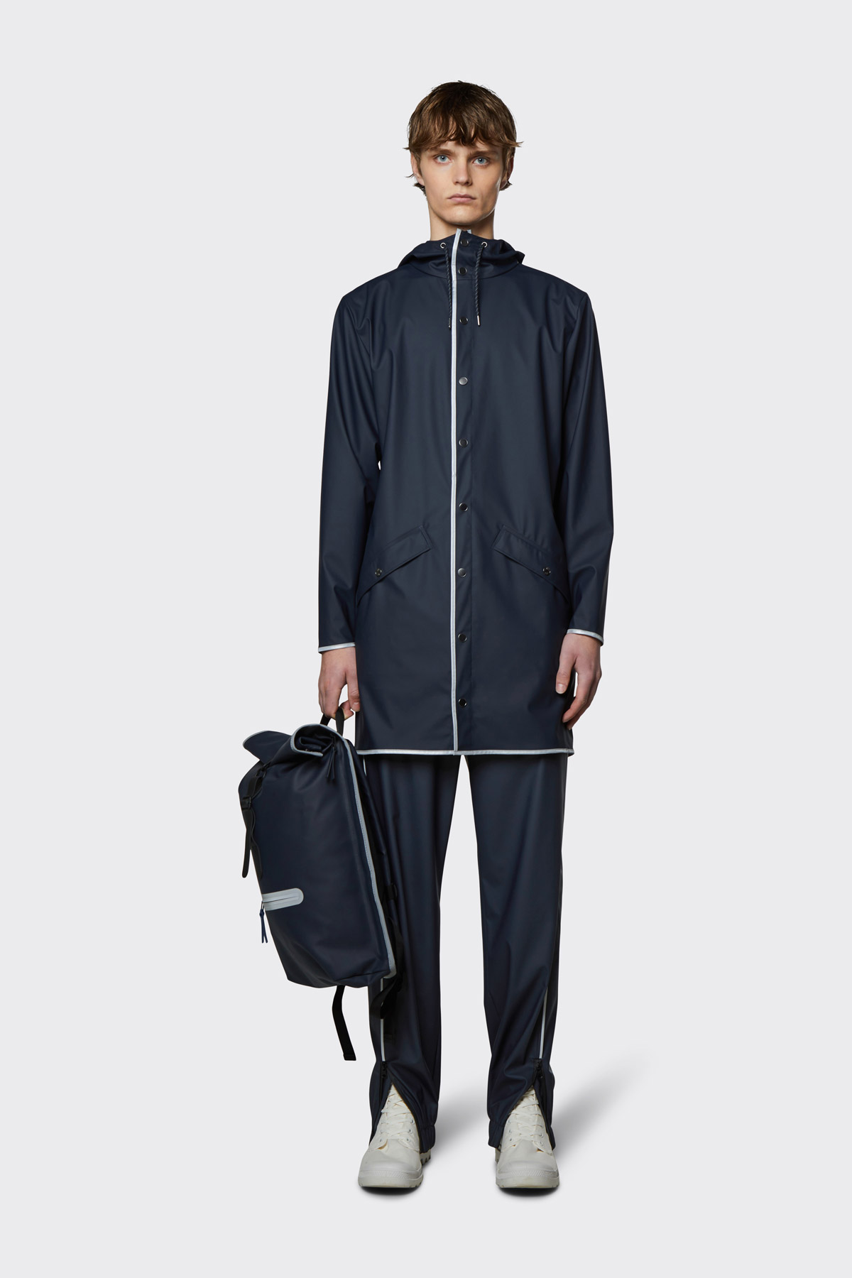 RAINS Long Jacket Reflektierende Regenjacke Unisex Rains_Long_Jacket_Reflective_18540_NAR_7
