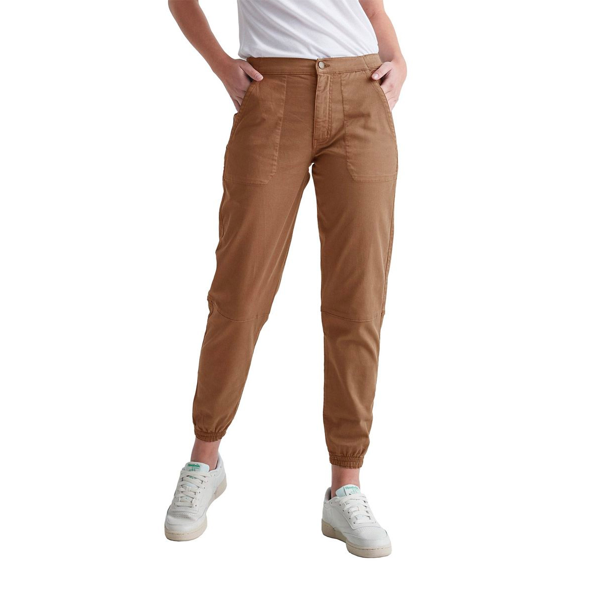 DUER Live Free High Waist Jogginghose Damen Duer-WJTS1200-Live-Lite-High-Rise-Jogger-Sand-Storm-Fr