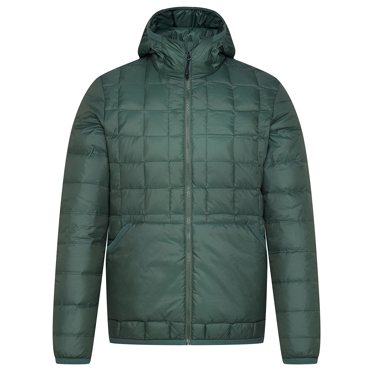 Café du Cycliste Amelie Thermo Steppjacke Unisex Cafe_du_Cycliste-Amelie_Insulated_Hooded_Down_Jacket-Emerald_Green-1