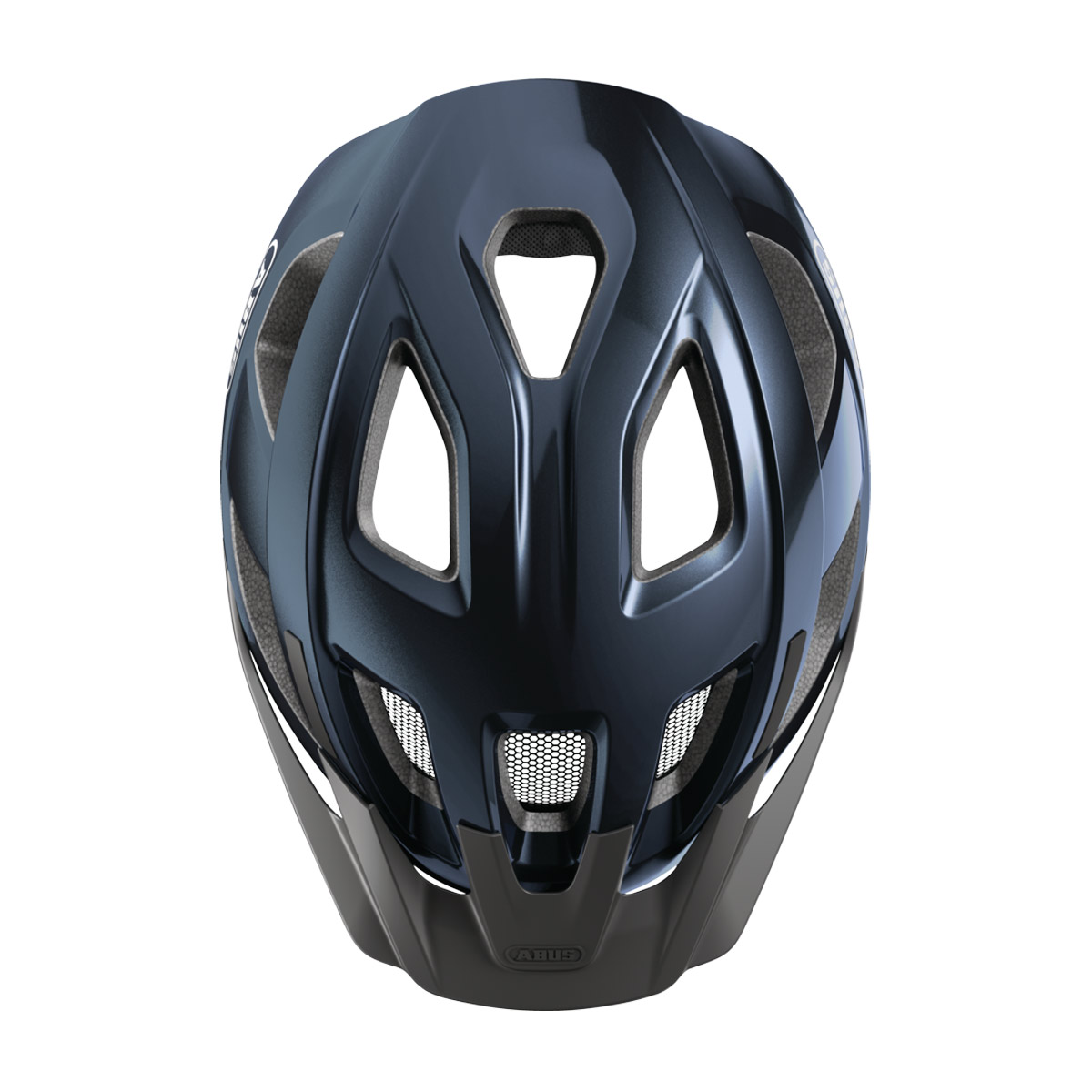 ABUS ADURO 3.0 Fahrradhelm mit Schild Trekking City Unisex midnight blue dunkelblau ABUS ADURO 3.0 Fahrradhelm mit Schild Trekking City Unisex midnight blue dunkelblau von Oben