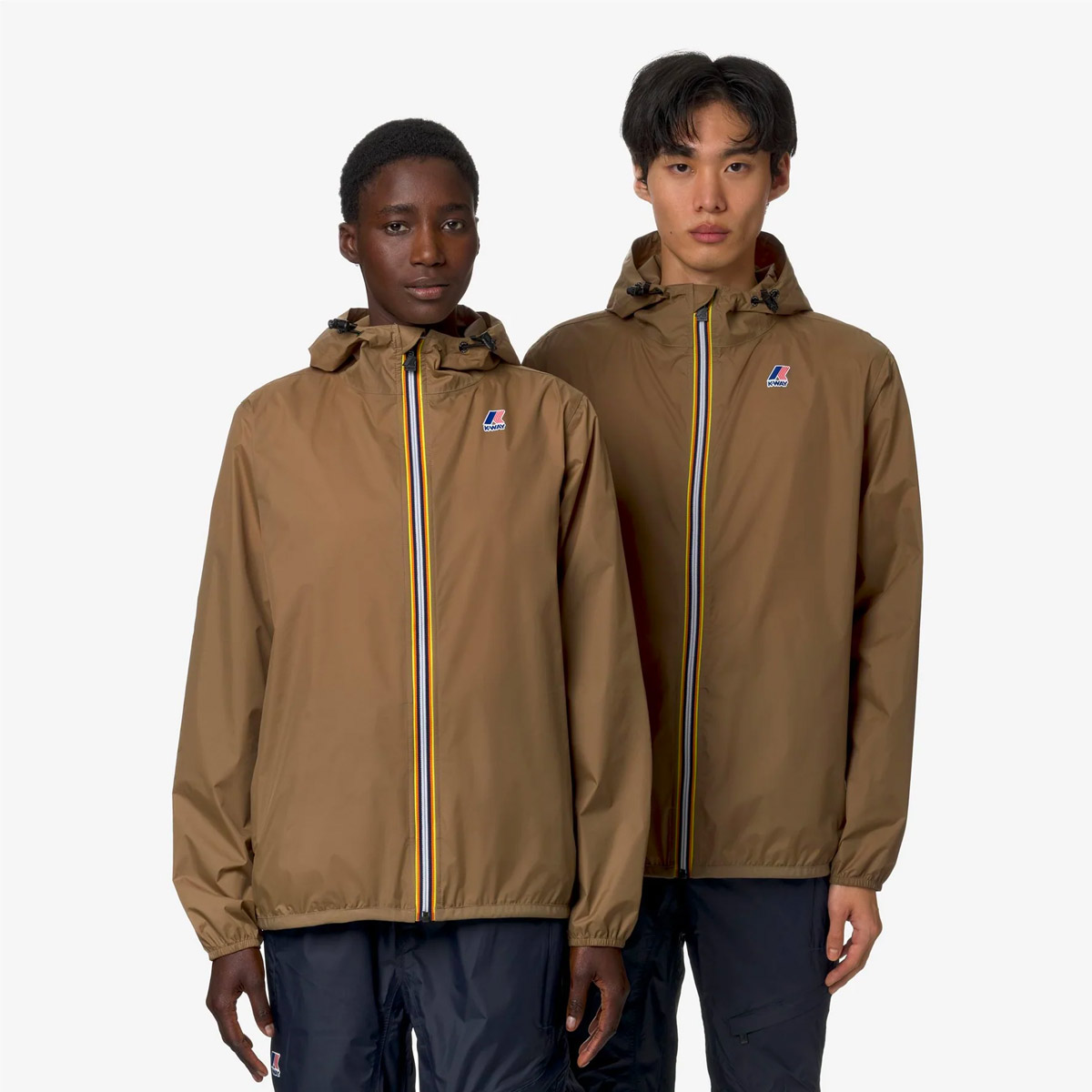 K-WAY Le Vrai 3.0 Claude Regenjacke Unisex K-Way_Le-Vrai-3-0-Claude-Regenjacke_brown-corda_03