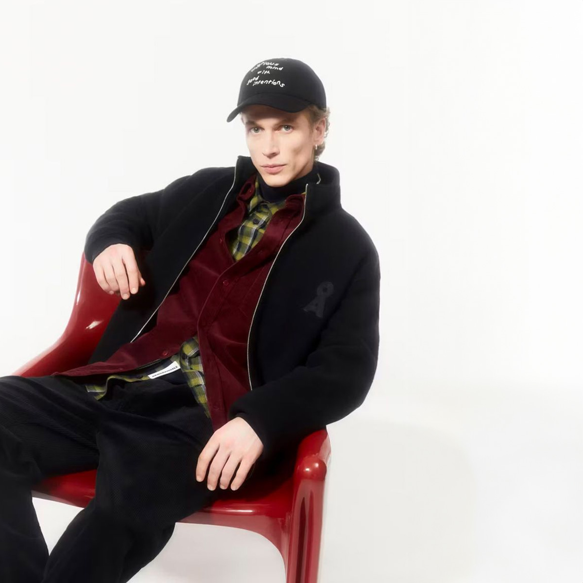 ARMEDANGELS Bresaa Felpa Fleecejacke Herren ArmedAngels_BRESAA-FELPA-Sweat-Jacke-Men_black_02