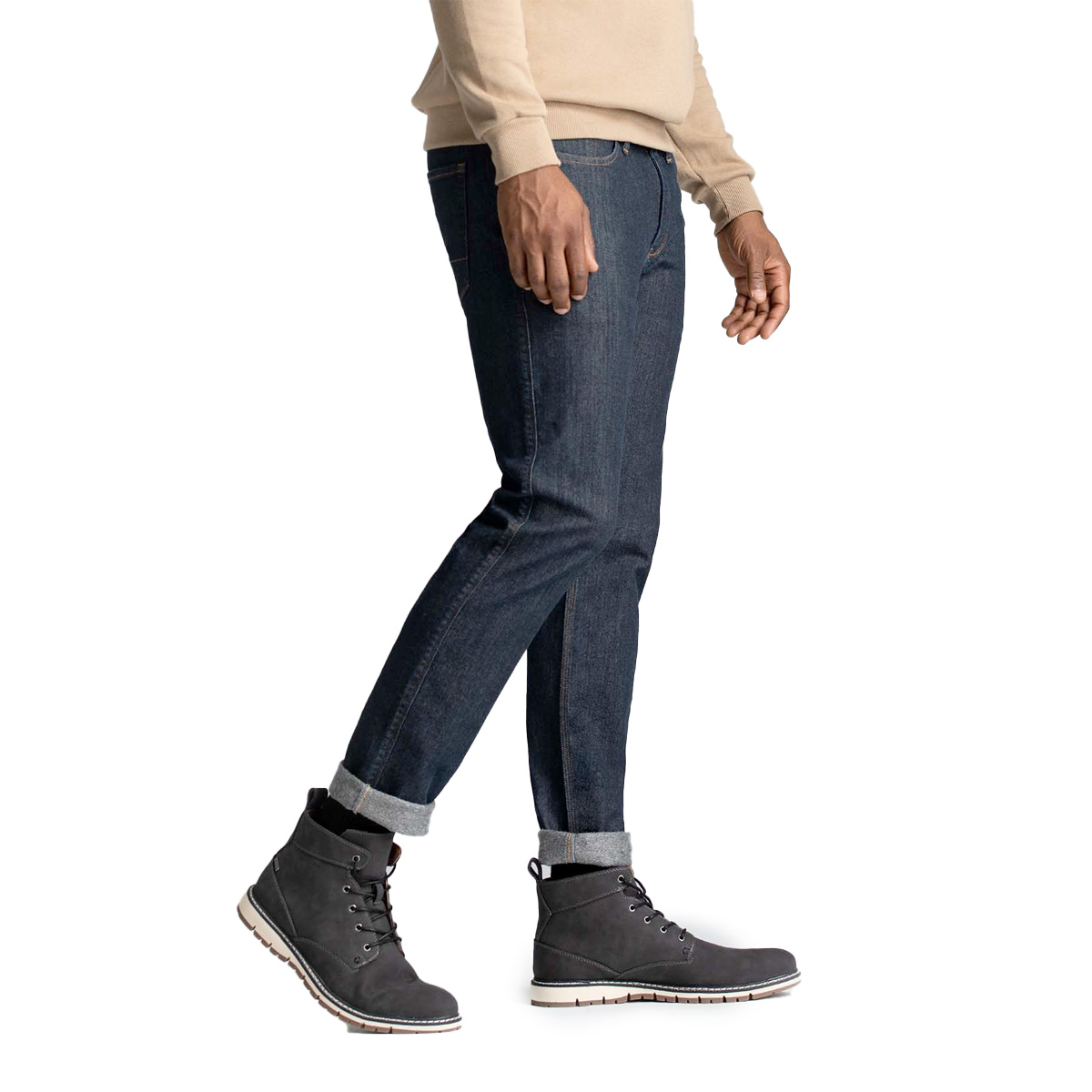 DUER Winter Tech Fleece Slim Fit Straight Jeans Herren Duer-Fireside-Denim-Slim-MFFS3025_Heritage-Rinse-Men_2