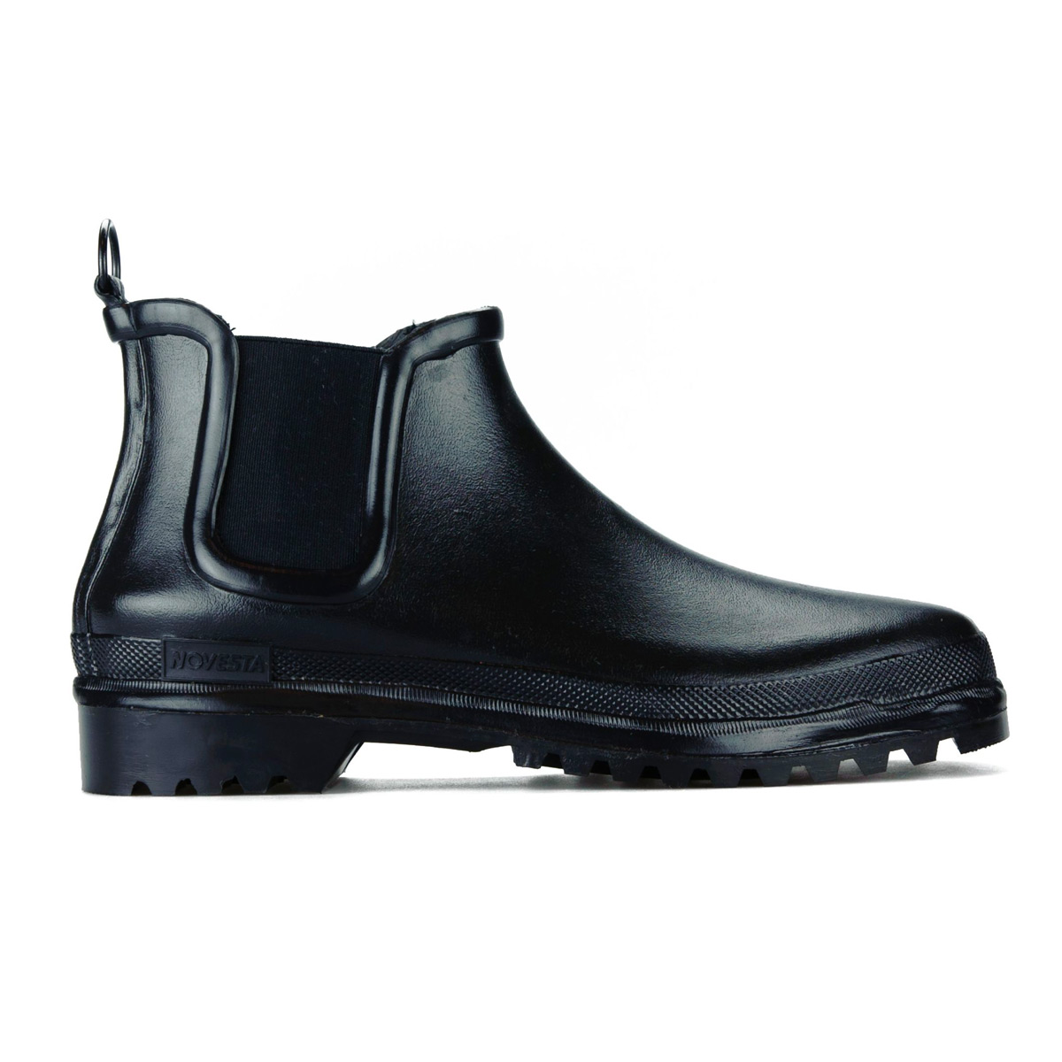 NOVESTA Chelsea Rain Boot 615 Halbhohe Gummistiefel Damen Novesta_Chelsea-Boot-615-Women_black_01
