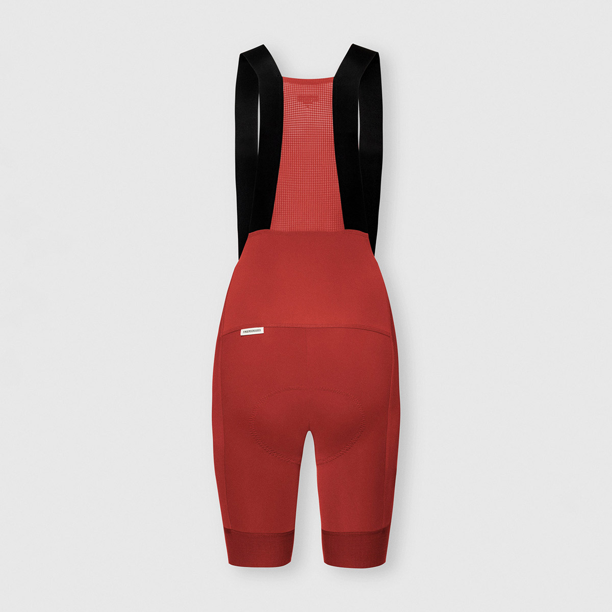 FINGERSCROSSED #ROAD BIB WOMEN Fahrradhose Damen Radsport brick rot FINGERSCROSSED #ROAD BIB WOMEN Fahrradhose Damen Radsport brick rot Freisteller hinten