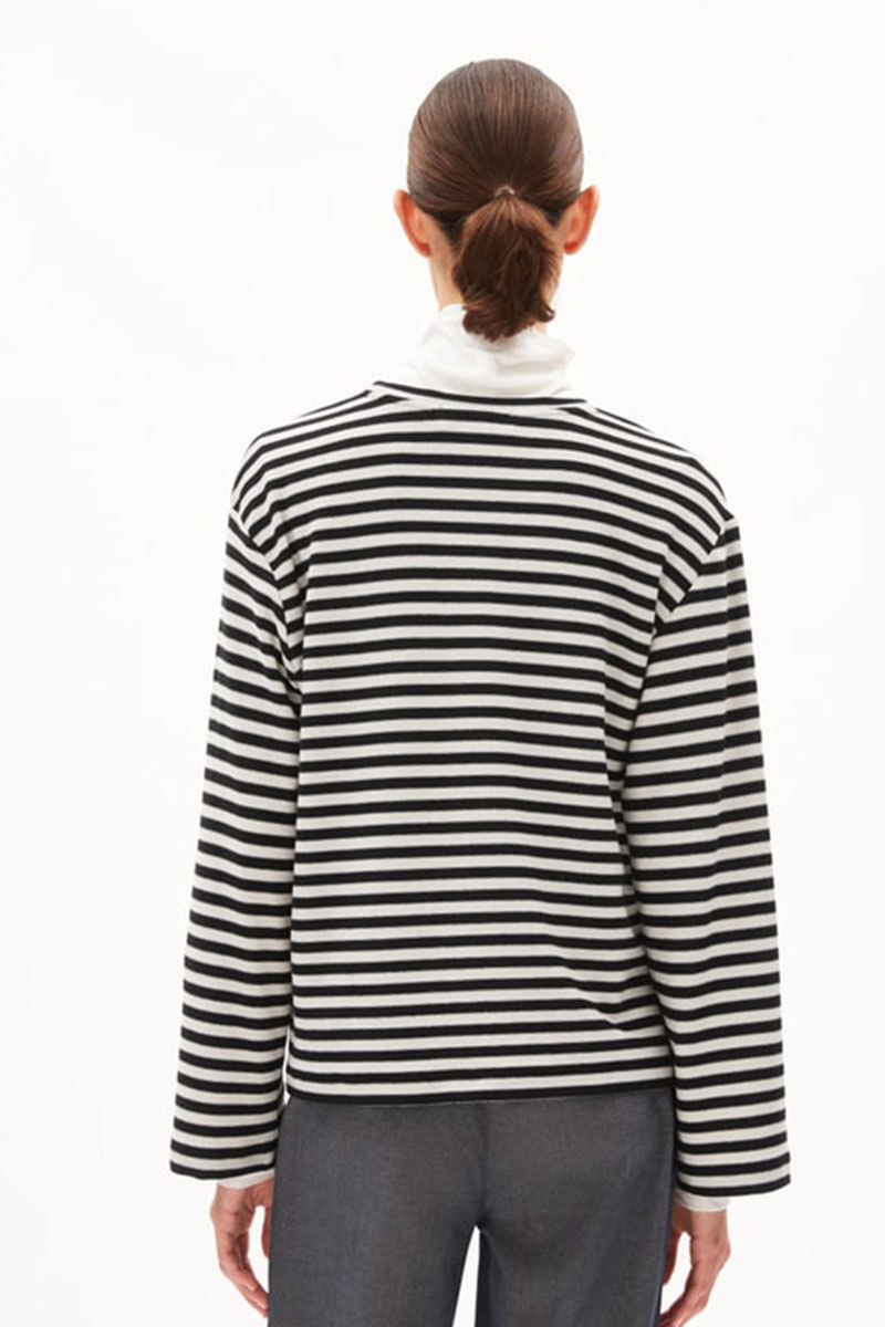 Marynaa Knitted Stripe Longsleeve Shirt Women