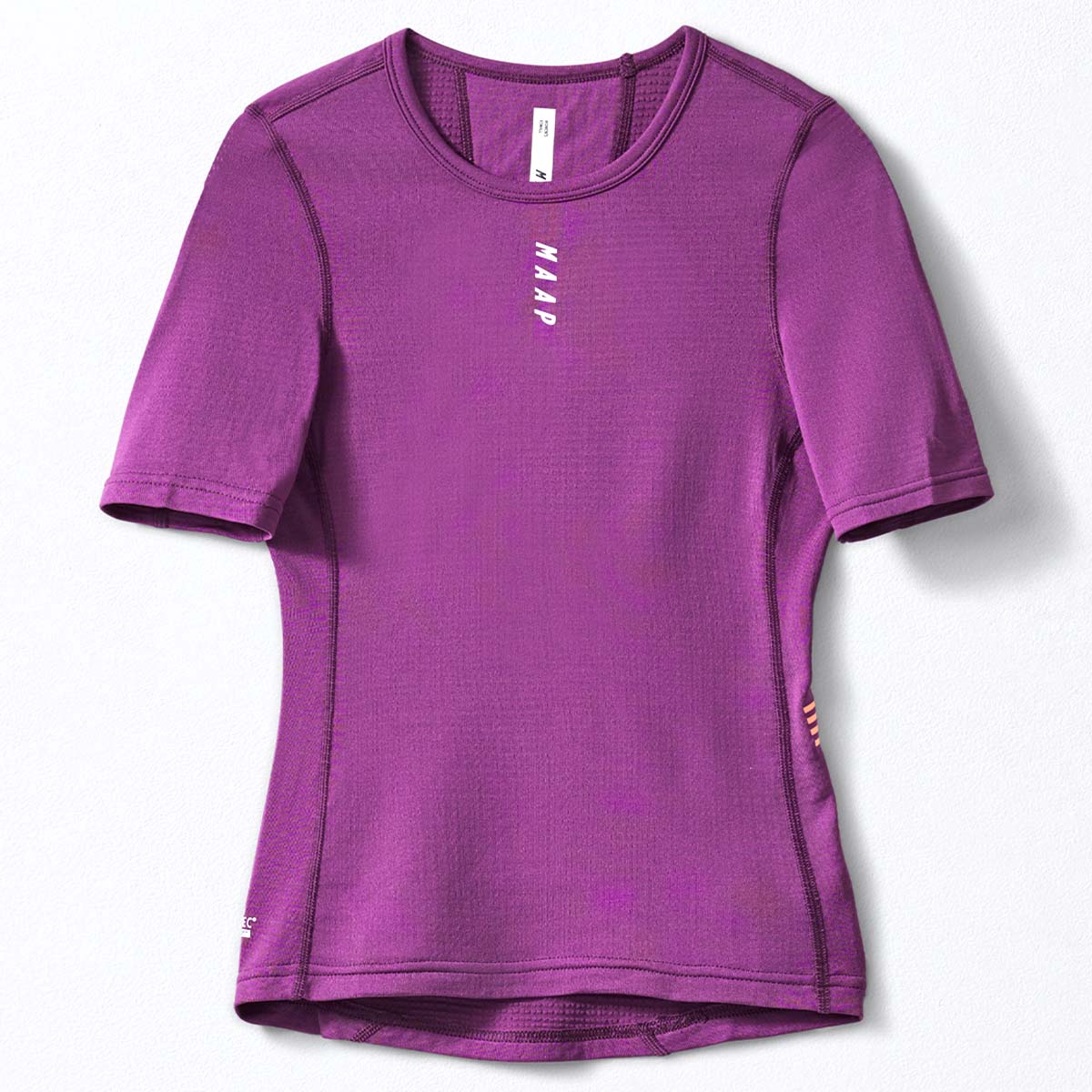 MAAP Thermo Base Layer T-Shirt Unterhemd Damen  maap-MAP-WBL049_VIO_Women-s-Thermal-Base-Layer-Tee_Violet_PDP_SPECS_03_DESKTOP, Bekleidung, T-shirt, Hemd, Violett