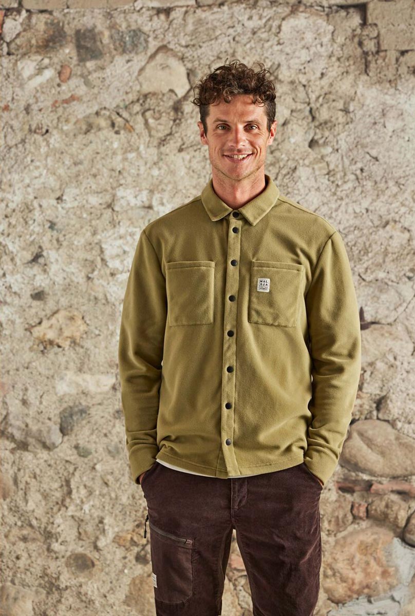 Maloja KoliM. Fleece Overshirt Herren MA-36253-M-OA_KoliM-Adventure-Shirt-Men_oak_01