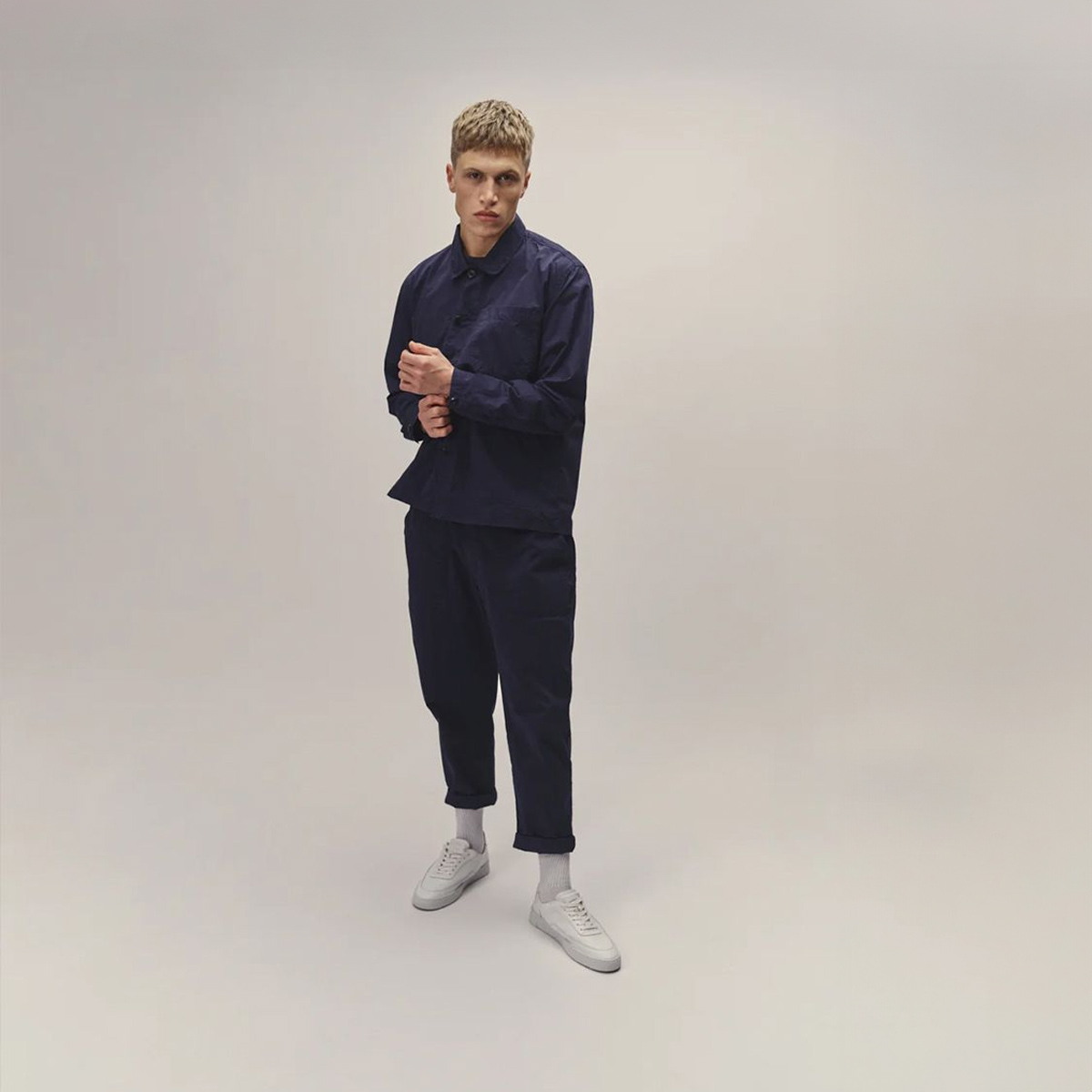 WOTE Worker Jacke Herren  WO_M2112-8900-Worker_Jacke_03, Person, Stehend, Kleidung, Formelle Kleidung, Anzug