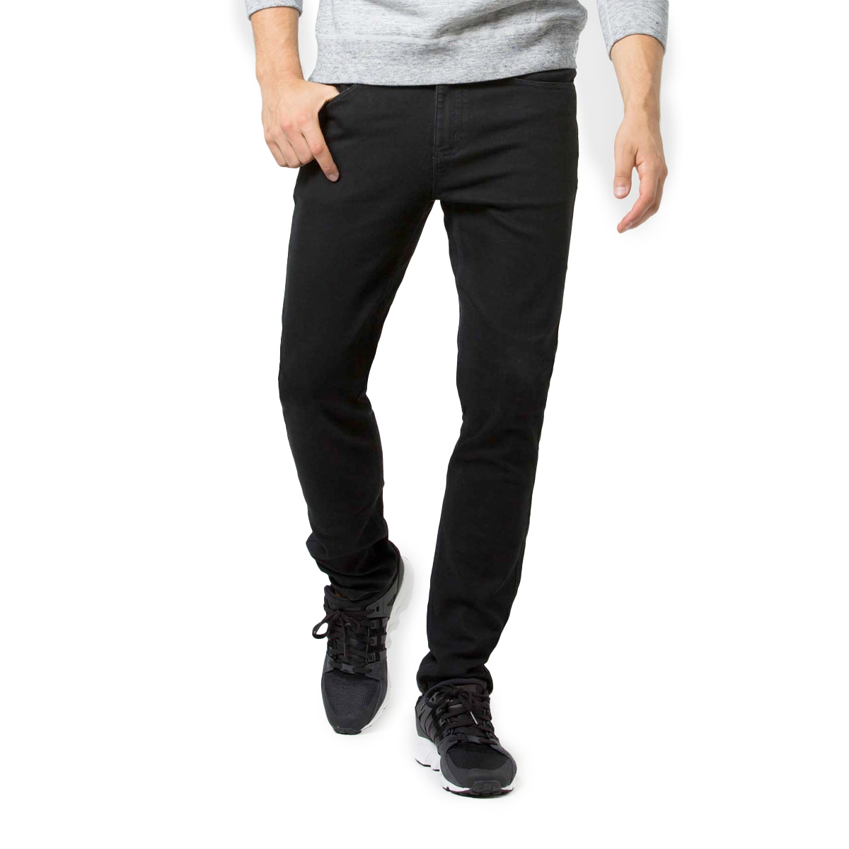 DUER Stay Dry Performance Slim Fit Straight Jeans Herren Duer-MLF9A042_JetBlack_FT